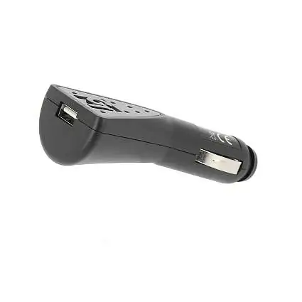 Présentation Chargeur de Voiture USB Noir avec une Puissance de 1,6A