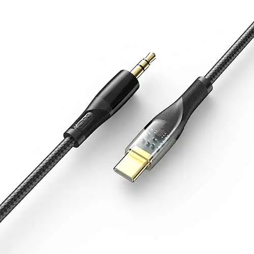 XO cable audio NB-R279B USB-C - jack 3,5mm 1,0m black