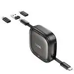 Présentation HOCO Cable retractable embouts universels PD 3A 60W U140 0,95 m