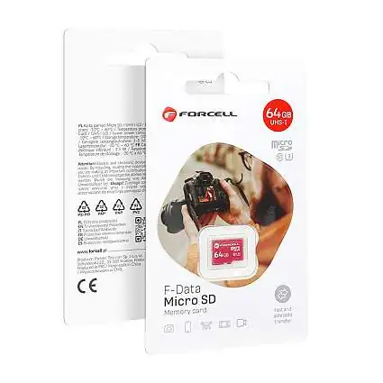 Présentation Carte Mémoire Forcell 64GB UHS-I U3 Class 10 – Stockage Haute Performance