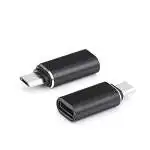 Présentation Adaptateur Charge et Synchro USB-C (Fem) vers Micro USB (Mâle) Noir