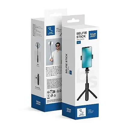 Présentation Perche à Selfie BLUE STAR L21 avec Télécommande & Trépied