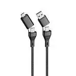 Présentation Câble USB 4-en-1 Forever CORE - Micro-USB/USB-A/USB-C