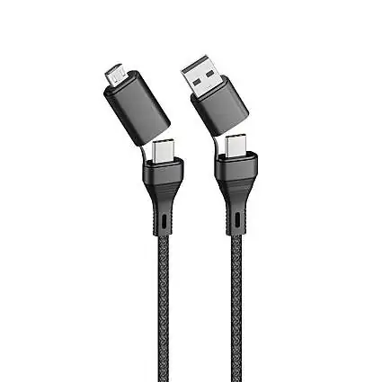 Présentation Câble USB 4-en-1 Forever CORE - Micro-USB/USB-A/USB-C