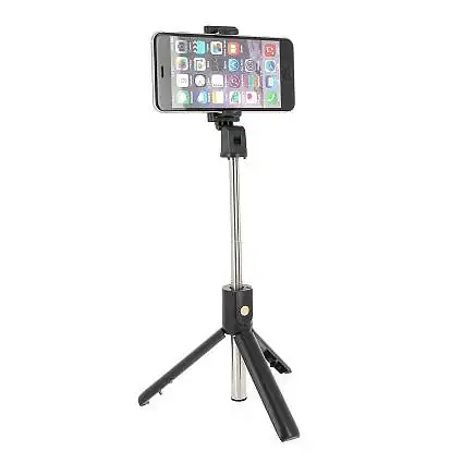 Présentation Perche Selfie avec Trépied et Télécommande Bluetooth Télescopique 60 cm