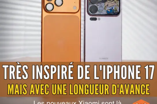 Xiaomi 17 vs iPhone 17 : design copié, innovation en avance