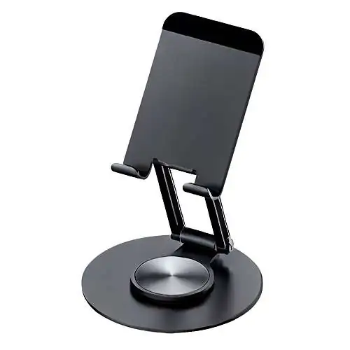 Support de bureau Forcell F-Grip Fold Stand 3 360 – Pliable, rotatif, anthracite, gris