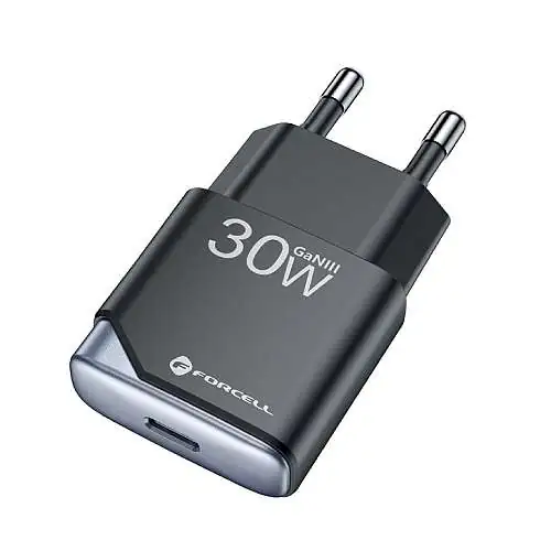 Chargeur de voyage ultra fin Forcell F-Energy GaN III B130101-E – 30W, USB-C