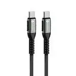 Présentation Câble Court 0,25m USB-C vers USB-C FORCELL F-ENERGY C260 QC4.0 PD 5A 100W