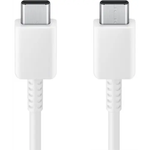Câble Samsung USB-C vers USB-C – 60W, 3A, 1,8 m, Blanc