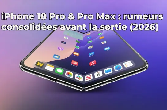 iPhone 18 Pro, Pro Max & Fold : rumeurs consolidées avant la sortie (2026)
