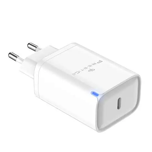 Chargeur USB-C GaN 45W Ultra Rapide PD Blanc