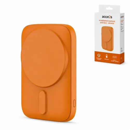 PowerBank Blue Star Compatible MagSafe 5000 mAh Orange