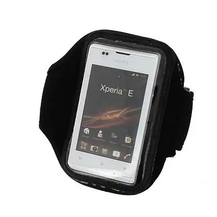 Présentation Housse Brassard Sport pour Smartphone de 3,5 pouces, Couleur Noir