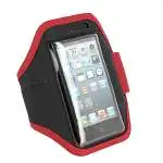 Présentation Housse Brassard Sport pour Smartphone 4,5 pouces, Couleur Rouge