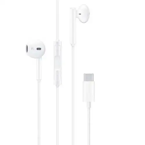 Huawei Kit Piéton Stéréo Ergonomique Original USB-C Blanc CM33