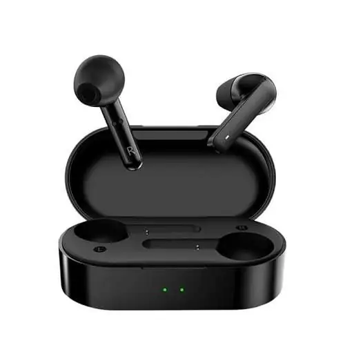 Earbuds Bluetooth QCY Ergonomiques Boitier de Charge Noir T3