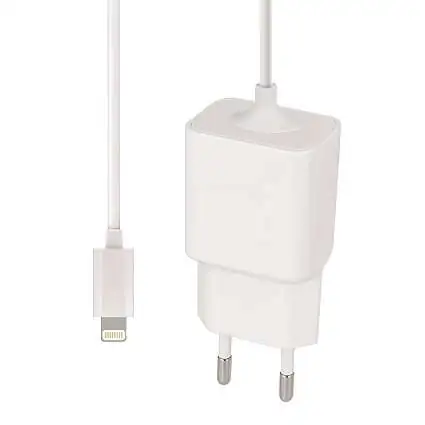 Présentation Chargeur Secteur Port Lightning 2A MaXlife Blanc Filaire 1m