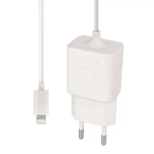 Chargeur Secteur Port Lightning 2A MaXlife Blanc Filaire 1m