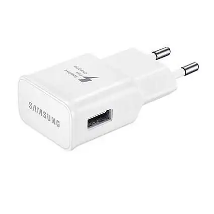 Présentation Chargeur Fast Charge USB Samsung Original 2A Blanc EP-TA20EWE