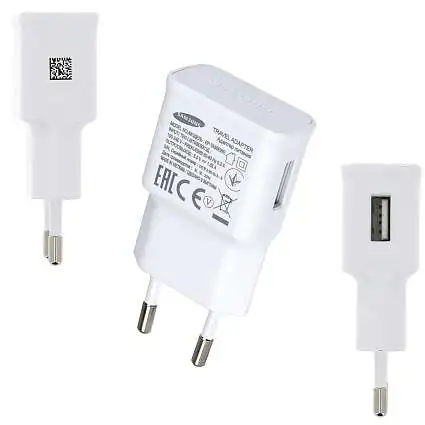 Présentation Chargeur Secteur USB Samsung Original 1,5A Blanc EP-TA50EWE