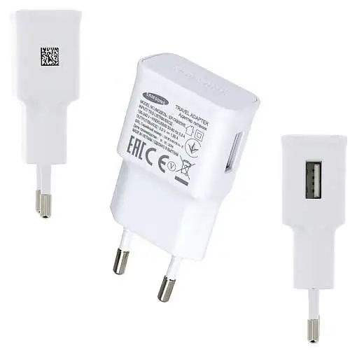 Chargeur Secteur USB Samsung Original 1,5A Blanc EP-TA50EWE