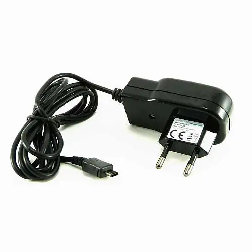 Chargeur Secteur Port Micro-USB 2A Noir Filaire 110 cm