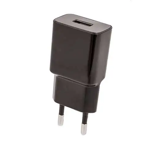 Chargeur Secteur USB de 2 ampères Couleur Noir