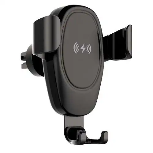 Setty Support Voiture Induction 10W Auto Ajustable Noir