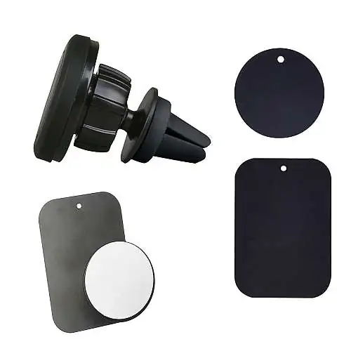 Setty Support Voiture Aimanté sur Grille Noir