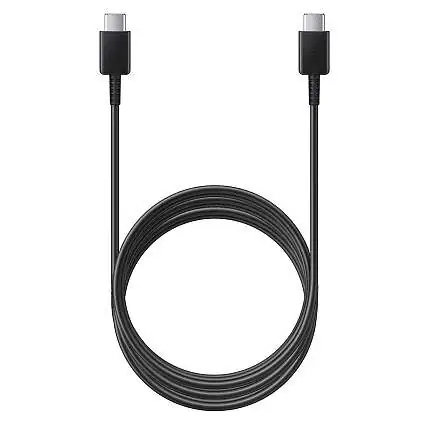 Présentation Samsung Câble Original USB-C vers USB-C 180 cm 3A EP-DW767JBE Noir