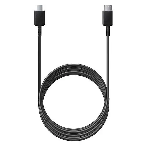 Samsung Câble Original USB-C vers USB-C 180 cm 3A EP-DW767JBE Noir