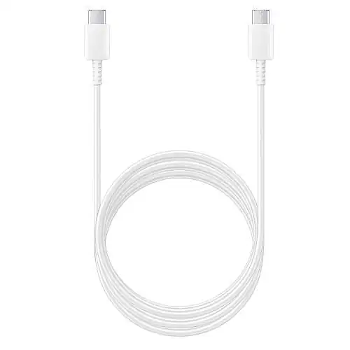 Samsung Câble Original USB-C vers USB-C 180 cm EP-DW767JWE Blanc
