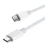 Présentation MaXlife Câble USB-C vers USB-C Certifié 100W 1m Blanc