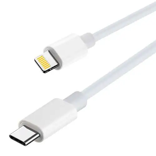 MaXlife Câble USB-C vers Lightning Certifié 3A 20W 1m Blanc