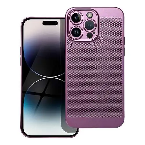 Coque Breezy Alu Violet Ultra Légère Respirante pour iPhone 14 Pro Max
