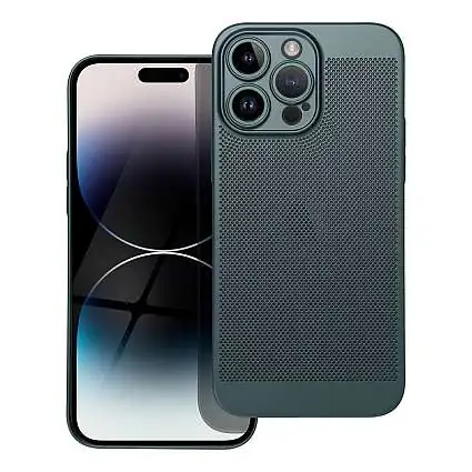 Présentation Coque Breezy Alu Vert Ultra Légère Respirante pour iPhone 14 Pro Max