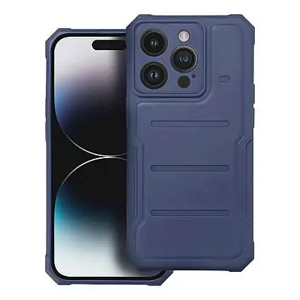 Présentation Coque Renforcée Haute Protection pour iPhone 14 Pro Max Navy Blue