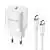 Vignette Chargeur Rapide Forever GaN 33W + Câble USB-C QC 4.0 Blanc - 100.jpg